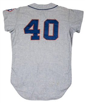 1969 Rod Gaspar World Series Game Used New York Mets Road Jersey (MEARS)